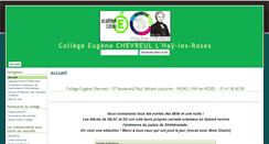 Desktop Screenshot of echevreul.fr