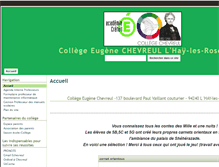 Tablet Screenshot of echevreul.fr