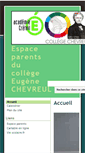 Mobile Screenshot of espace-parents.echevreul.fr